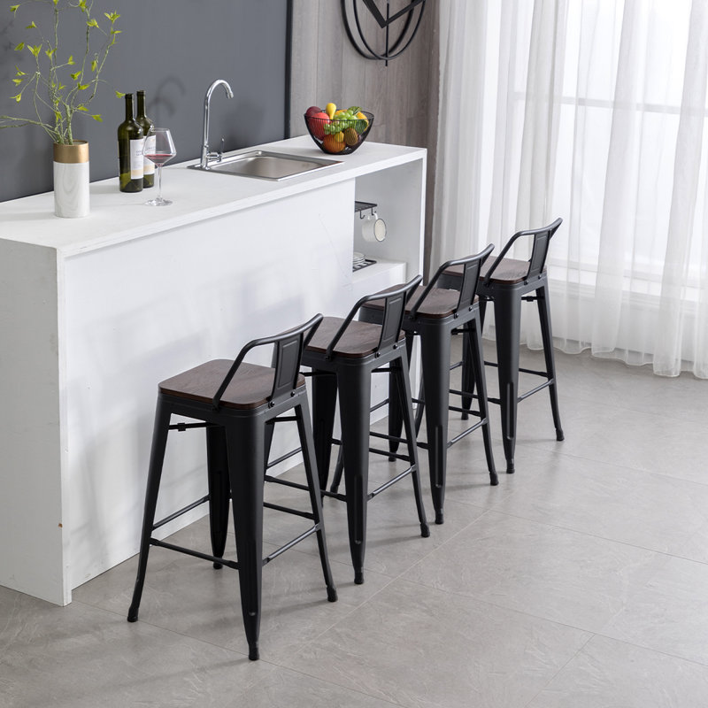 Williston Forge Saleh Bar Counter Stool Reviews Wayfair
